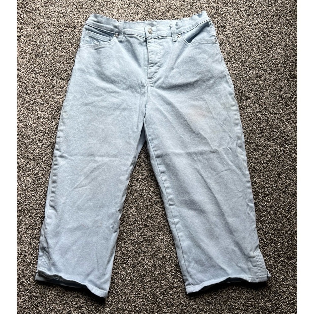 Gloria Vanderbilt Amanda Women's Light Blue Jean Capris size‎ 8P